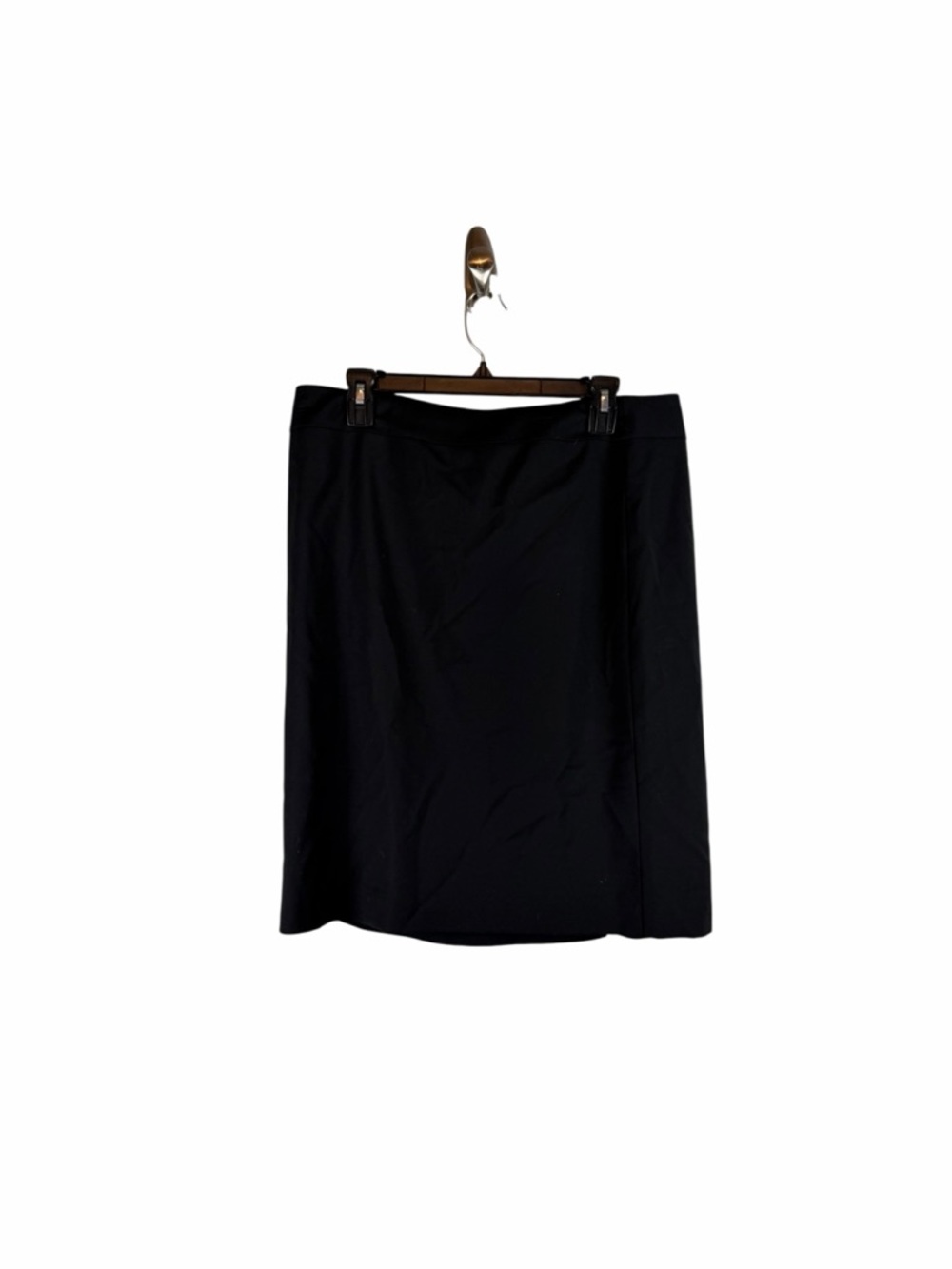 Talbots Petites Casual Fit Black Stretch A-Line Skirt Size 14P
